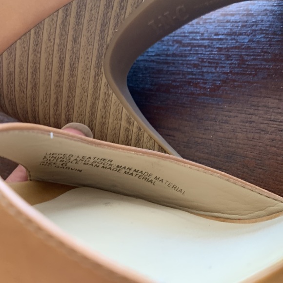 INC INTERNATIONAL CONCEPT shoes in tan color Size 6M - Picture 8 of 9